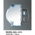 Miroir de salle de bains en verre argenté d&#39;épaisseur de 5mm (BDL-2010)